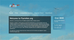 Desktop Screenshot of flarmnet.org